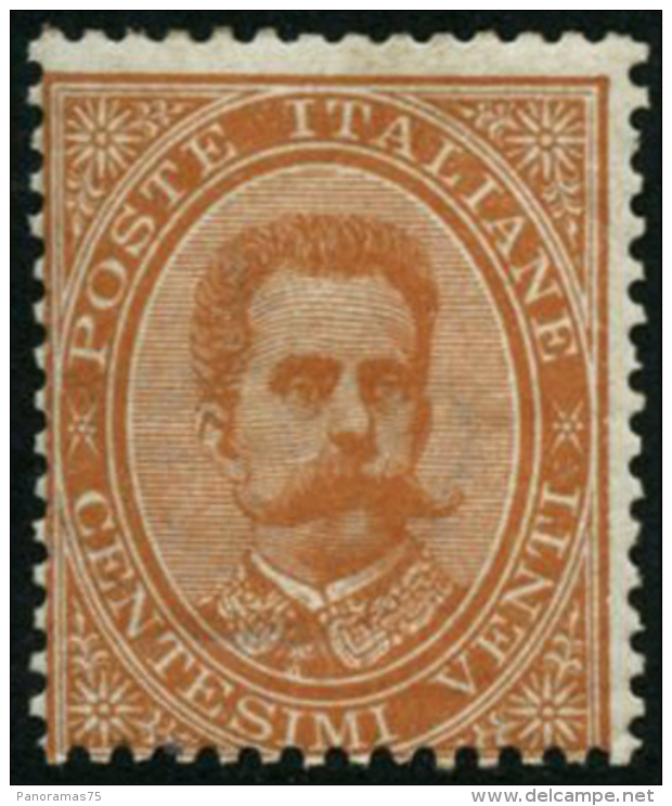 N&deg;35 20c Orange, Trace L&eacute;g&egrave;re - TB - Ohne Zuordnung