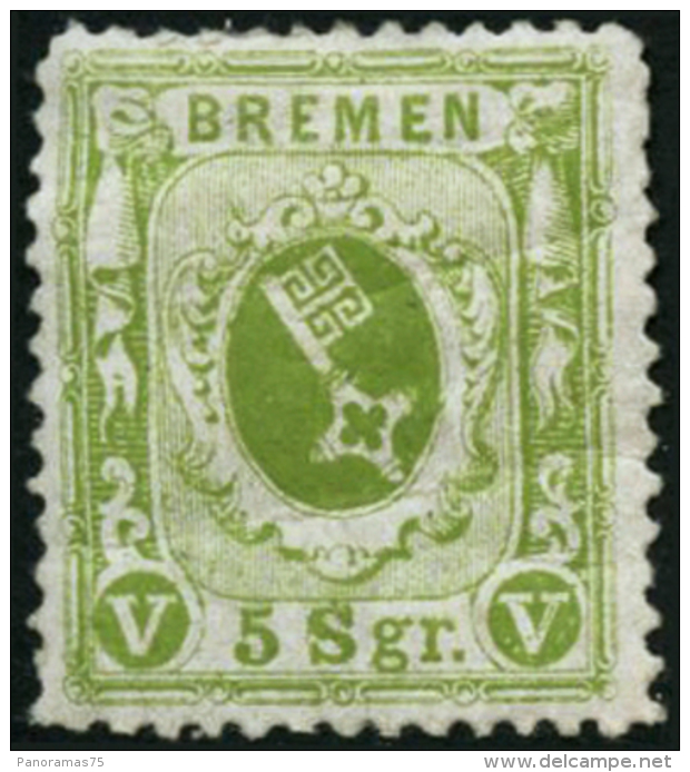 N&deg;15 5s Vert-jaune, Pli De Gomme - B - Sonstige & Ohne Zuordnung