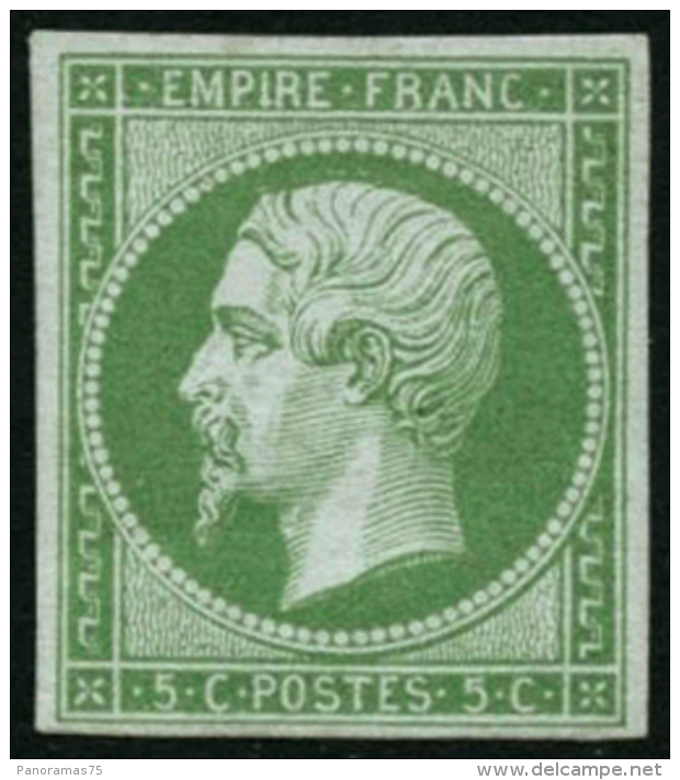 N&deg;12 5c Vert - TB - 1853-1860 Napoléon III.