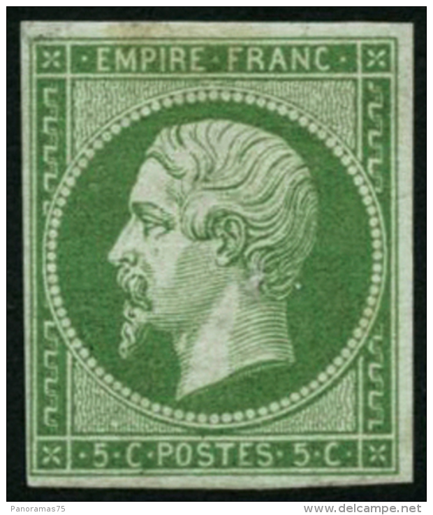 N&deg;12 5c Vert - B - 1853-1860 Napoléon III.