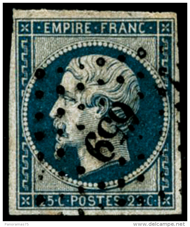 N&deg;15 25c Bleu - TB - 1853-1860 Napoléon III.