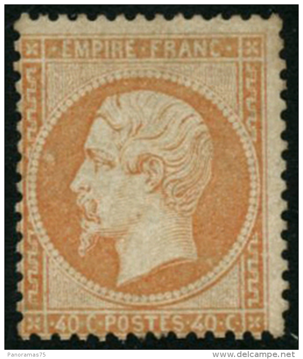 N&deg;23 40c Orange - B - 1862 Napoleon III