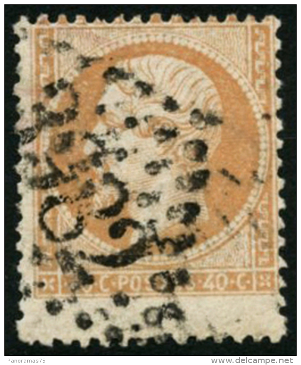 N&deg;23 40c Orange, Superbe Vari&eacute;t&eacute; - TB - 1862 Napoléon III.