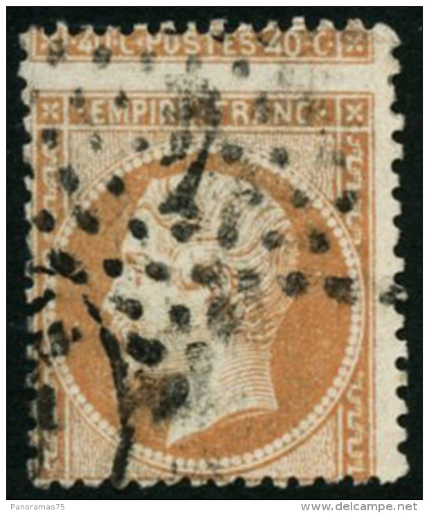 N&deg;23 40c Orange, Superbe Vari&eacute;t&eacute; De Piquage - TB - 1862 Napoléon III.