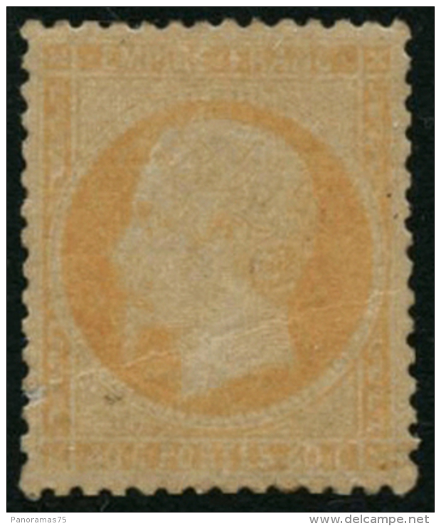 N&deg;23a 40c Orange Clair - TB - 1862 Napoléon III.