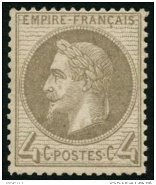 N&deg;27A 4c Gris - TB - 1863-1870 Napoléon III. Laure