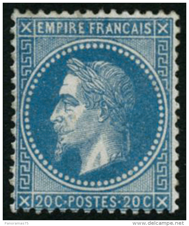 N&deg;29B 20c Bleu, Type II - TB - 1863-1870 Napoleon III With Laurels