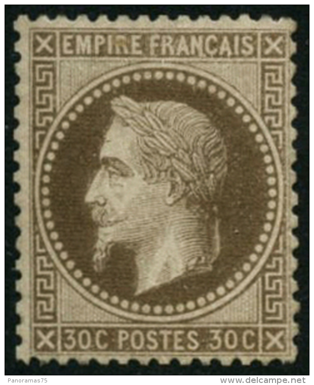 N&deg;30 30c Brun - TB - 1863-1870 Napoléon III. Laure