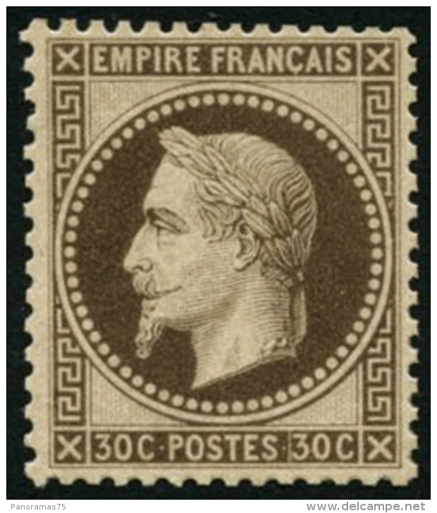 N&deg;30 30c Brun - TB - 1863-1870 Napoléon III. Laure
