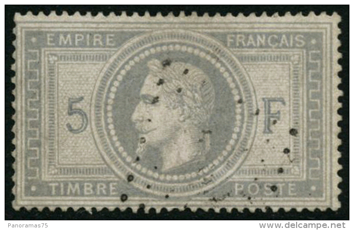 N&deg;33 5F Empire, Sign&eacute; Calves - TB - 1863-1870 Napoleon III With Laurels