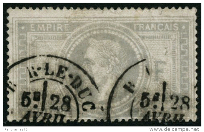 N&deg;33 5F Empire - B - 1863-1870 Napoléon III. Laure