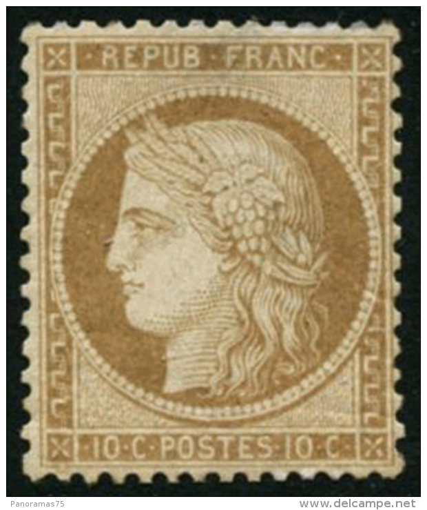 N&deg;36 10c Bistre - TB - 1870 Belagerung Von Paris