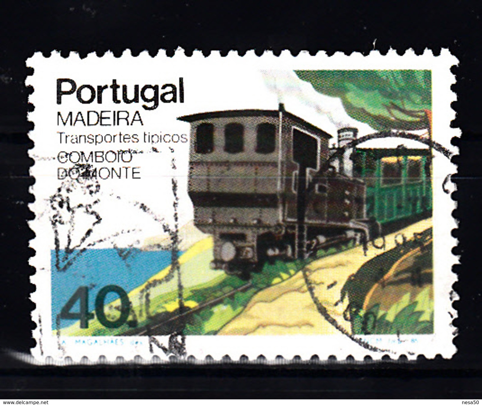 Train, Eisenbahn, Locomotive, Railway: Portugal Madeira 1985 Mi Nr 101 - Treinen