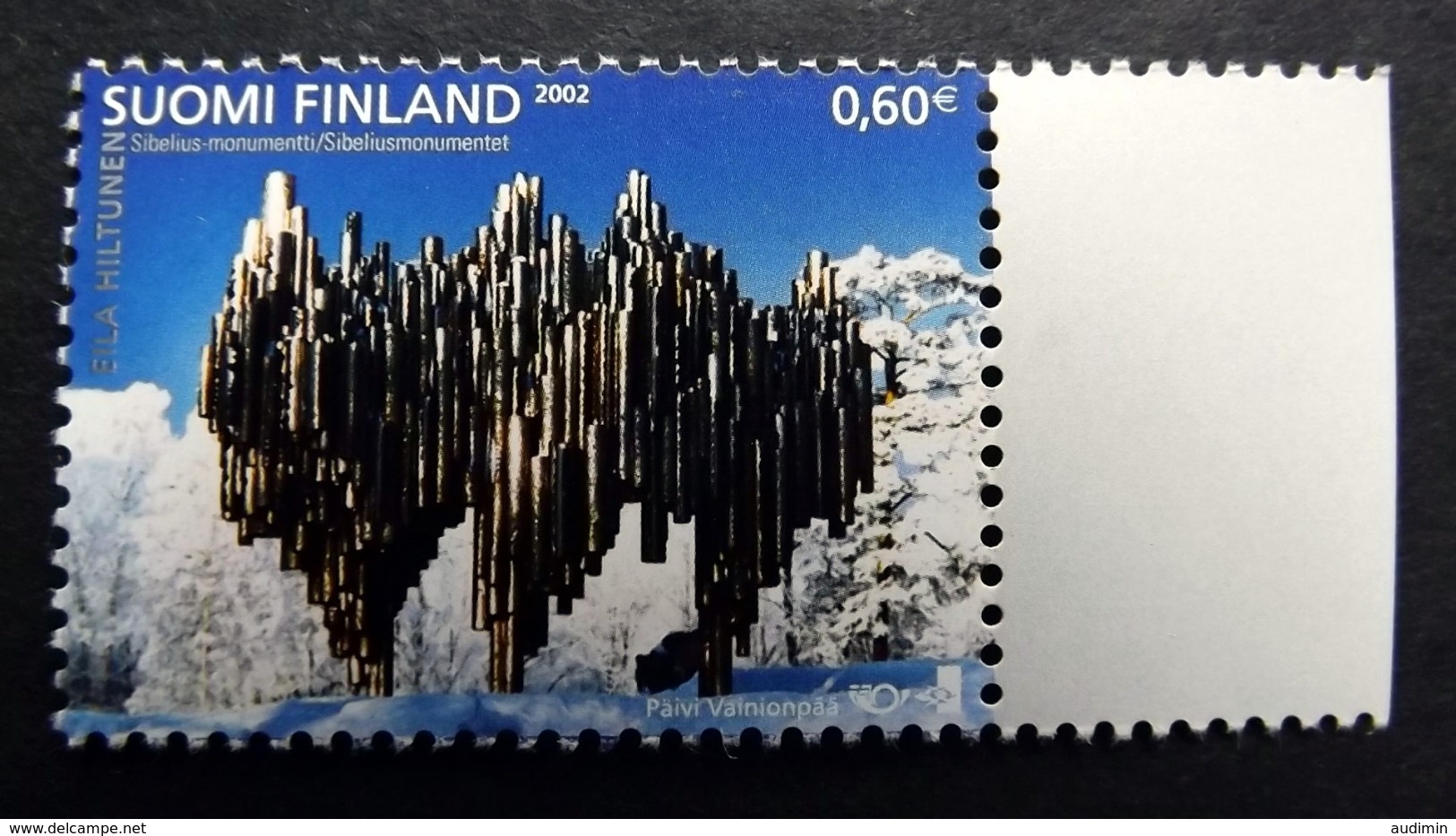 Finnland 1624 **/mnh,, NORDEN, Passio Musicae; Skulptur Zum Gedenken An Jean Sibelius - Unused Stamps