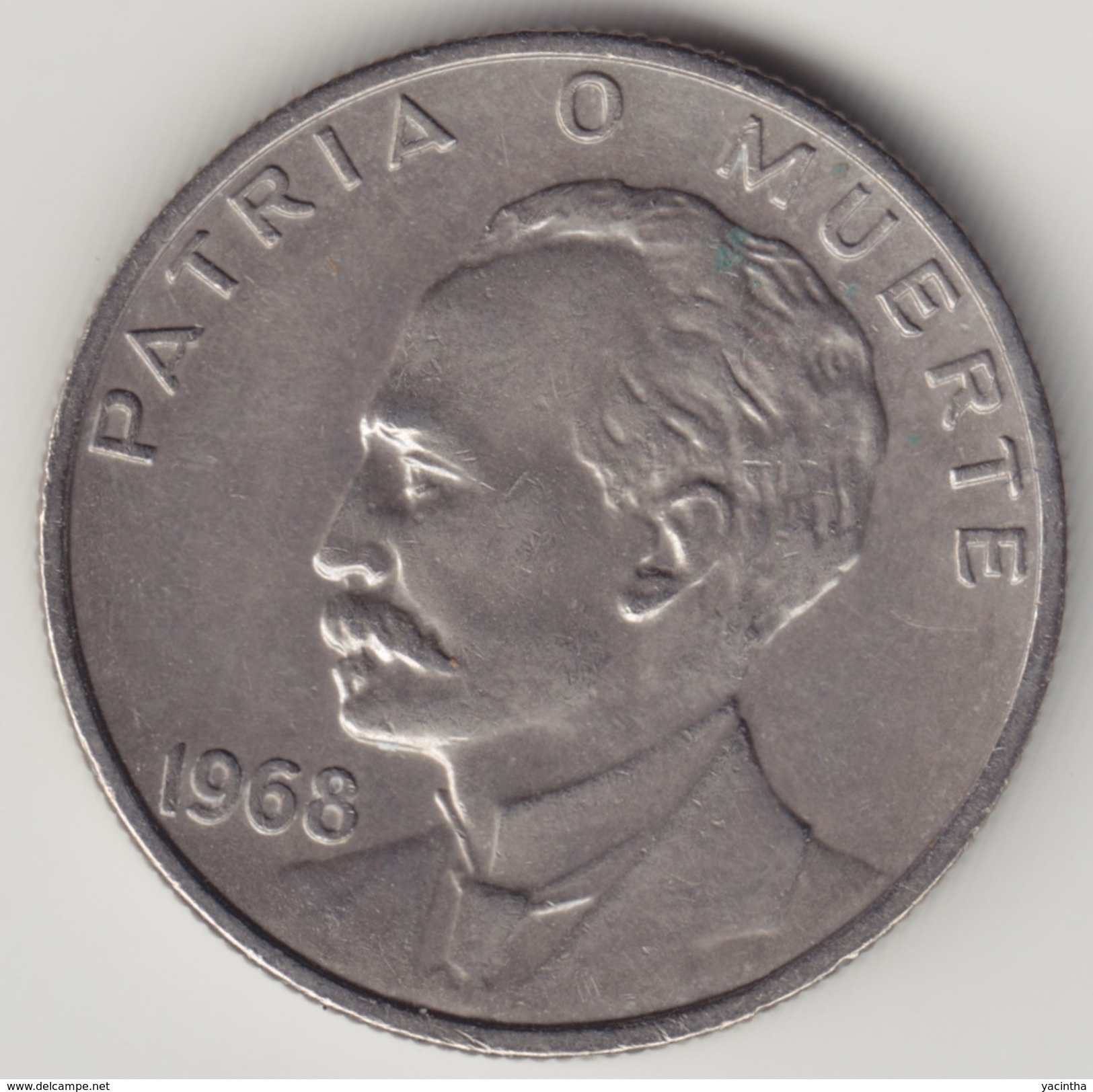 @Y@    Cuba   20 Centavos  1968        (4539) - Cuba