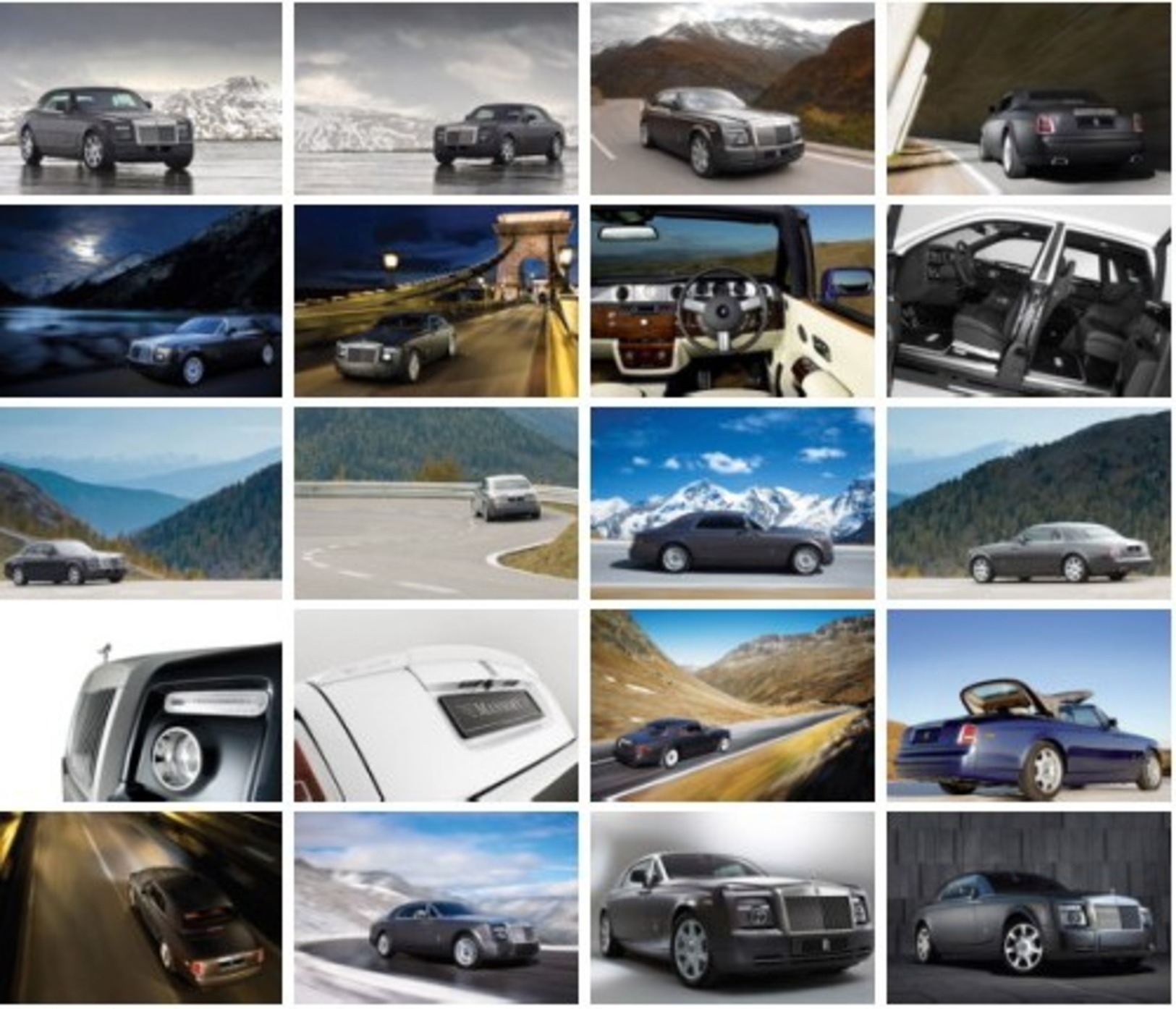 20 Postcards Of  Rolls-Royce Car Cars   ,  Postkarte Carte Postale - Turismo