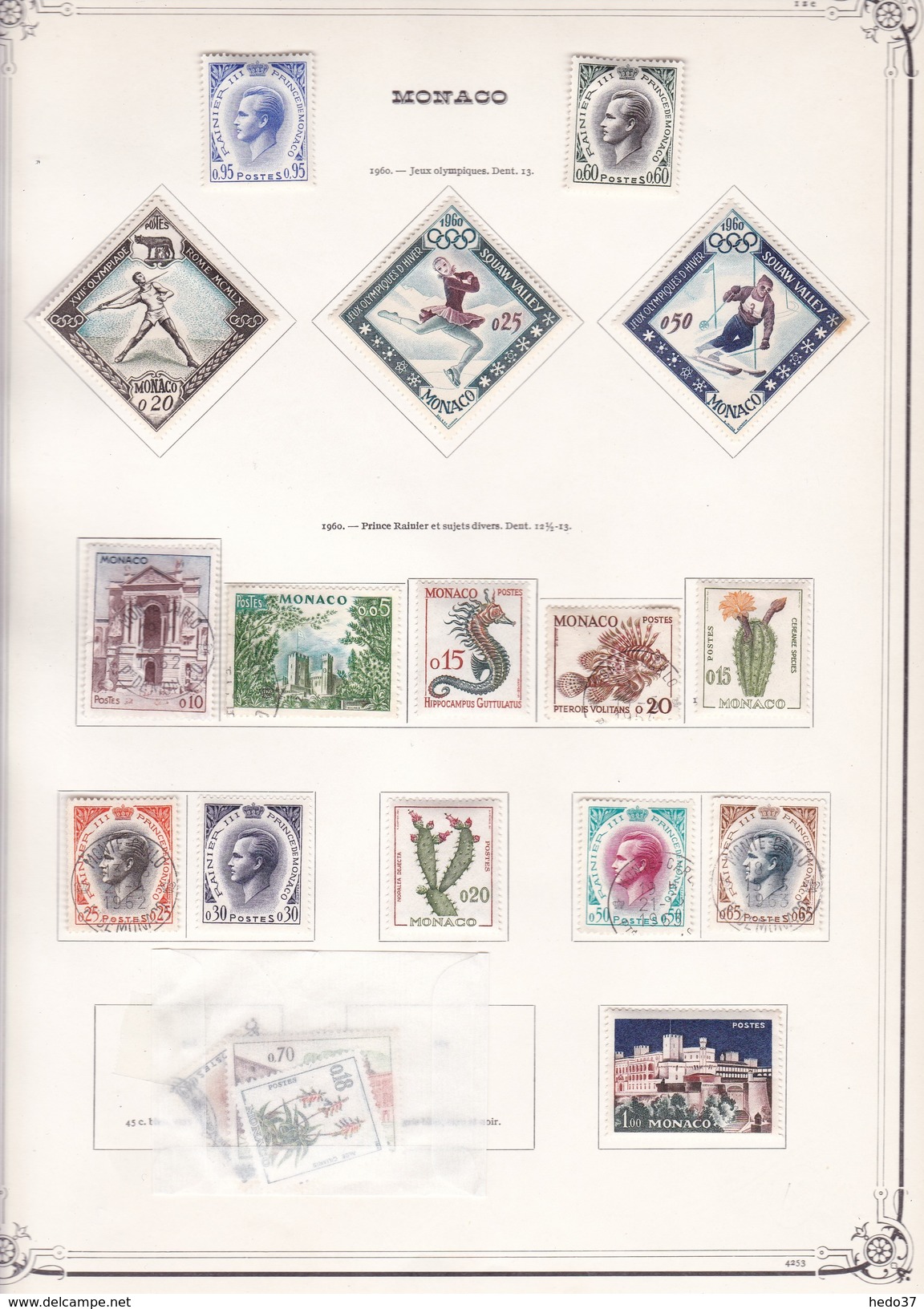 Monaco - Collection Vendue Page Par Page - Timbres Oblitérés / Neufs */** (avec Ou Sans Charnière) - B/TB - Gebruikt