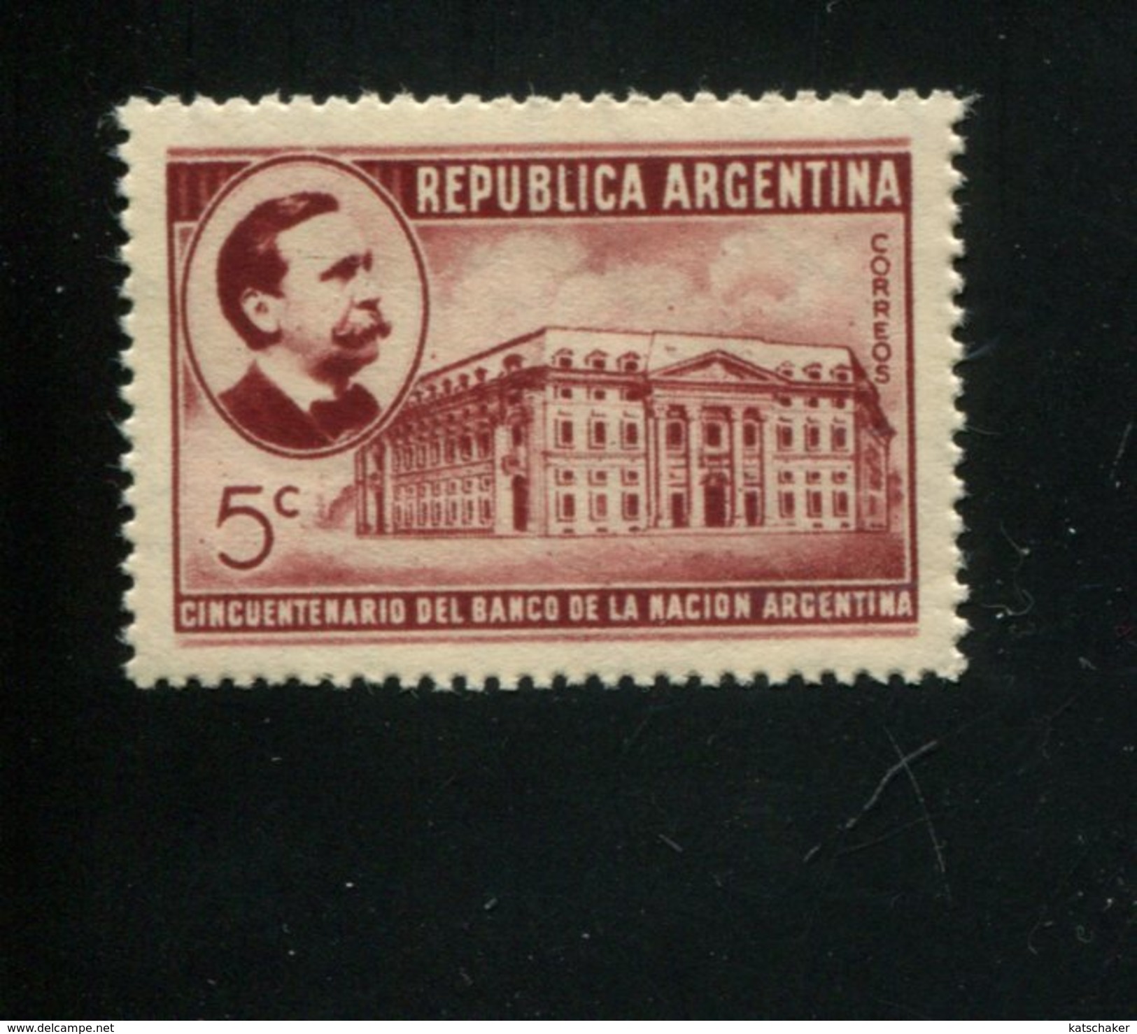 426518529 ARGENTINIE DB 1941 POSTFRIS MINTNEVER HINGED POSTFRIS NEUF YVERT 414 - Neufs