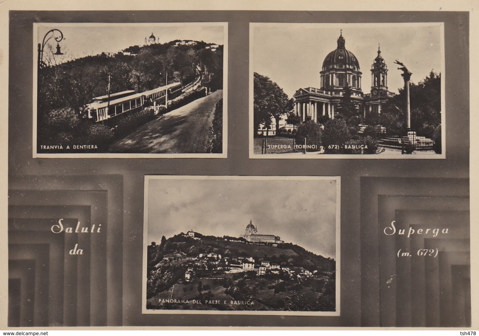 ITALIE----RARE----SALUTI DA SUPERGA---multivues--voir 2 Scans - Churches