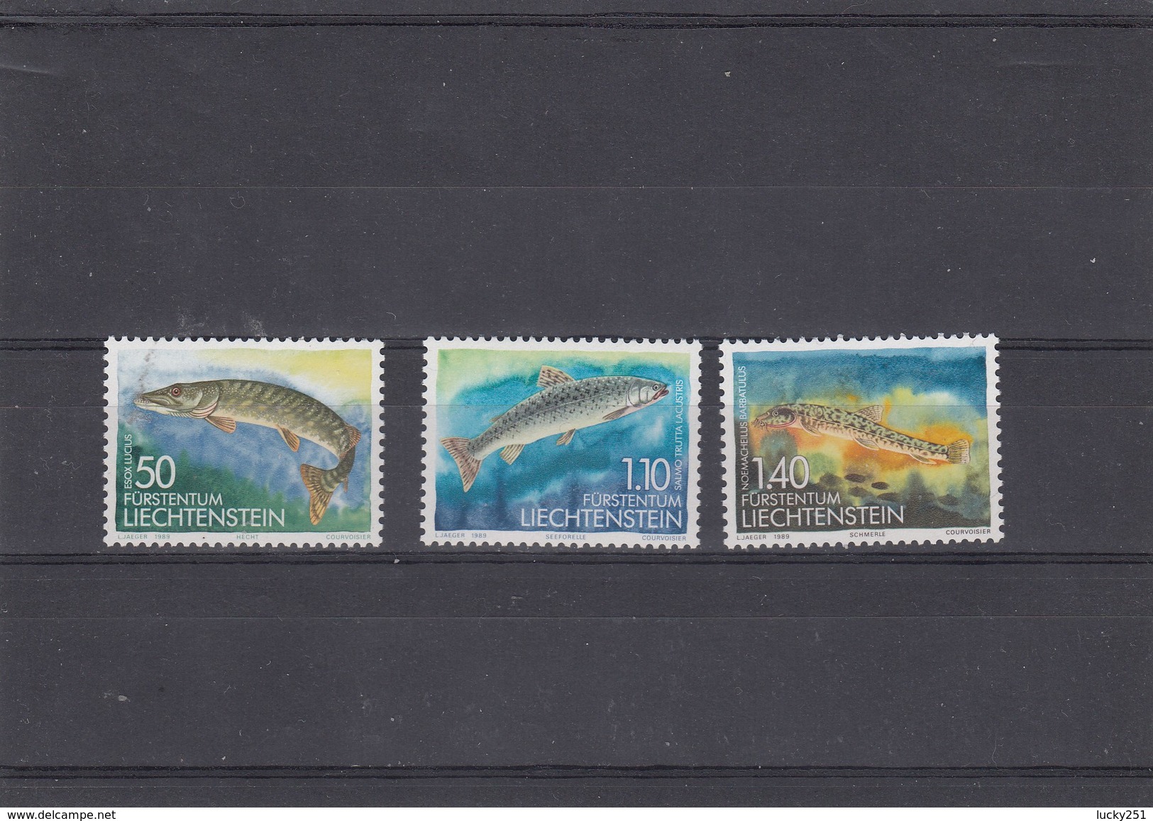 Liechtenstein - Poissons Divers - Neufs** - Année 1989 - Y.T. 905/907 - Unused Stamps