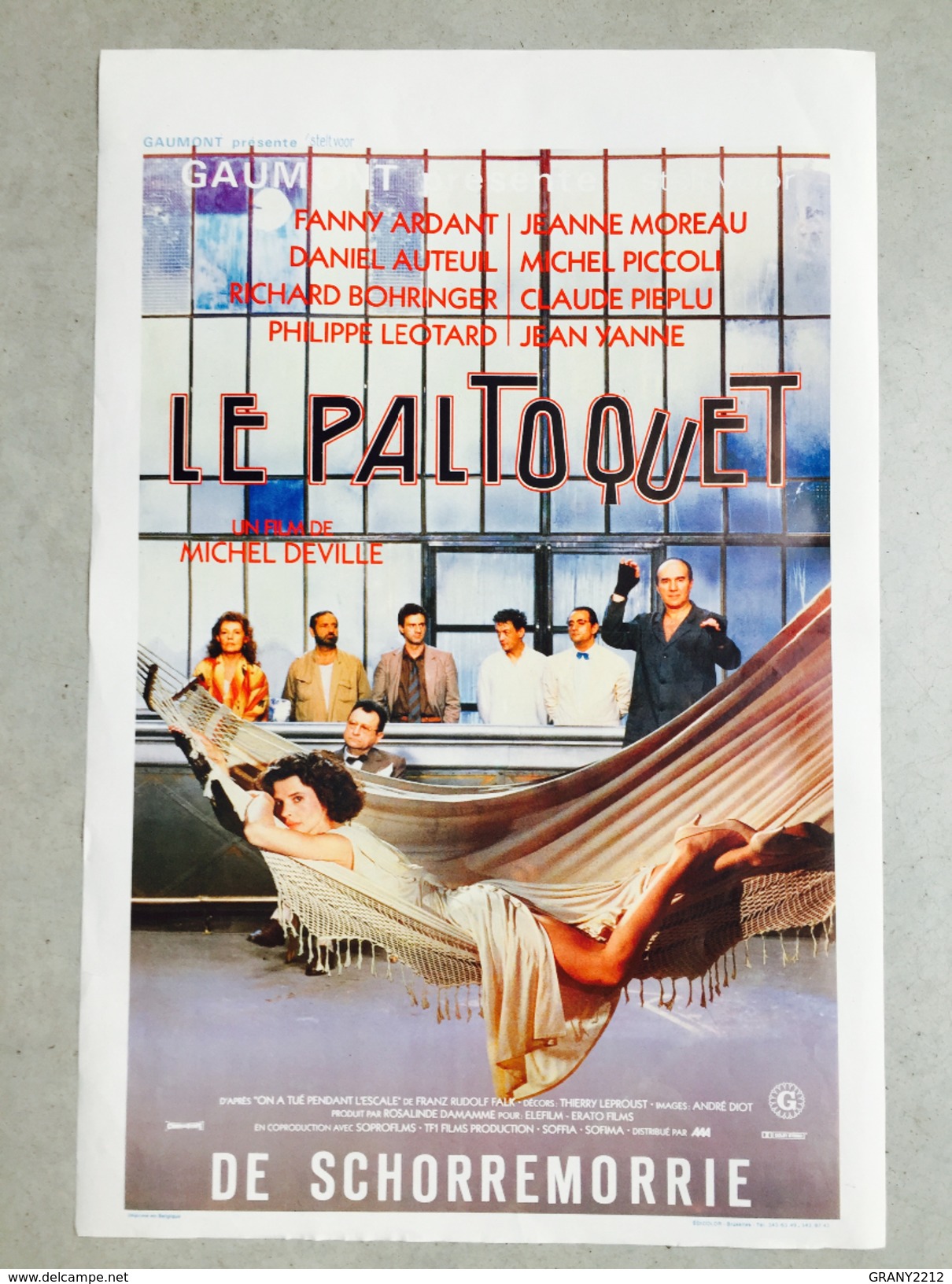 Le Paltoquet"Fanny Ardant,Jean Yanne,Philippe Léonard,Michel Picoli ,Richard Borhringer (Michel Deville) - Affiches & Posters