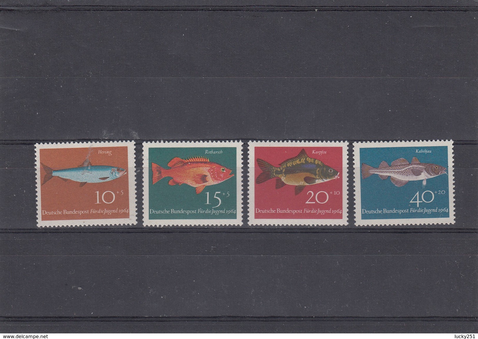 Allemagne Fédérale - Poissons Divers - Neufs** - Année 1964 - Y.T. 284/287 - Nuovi