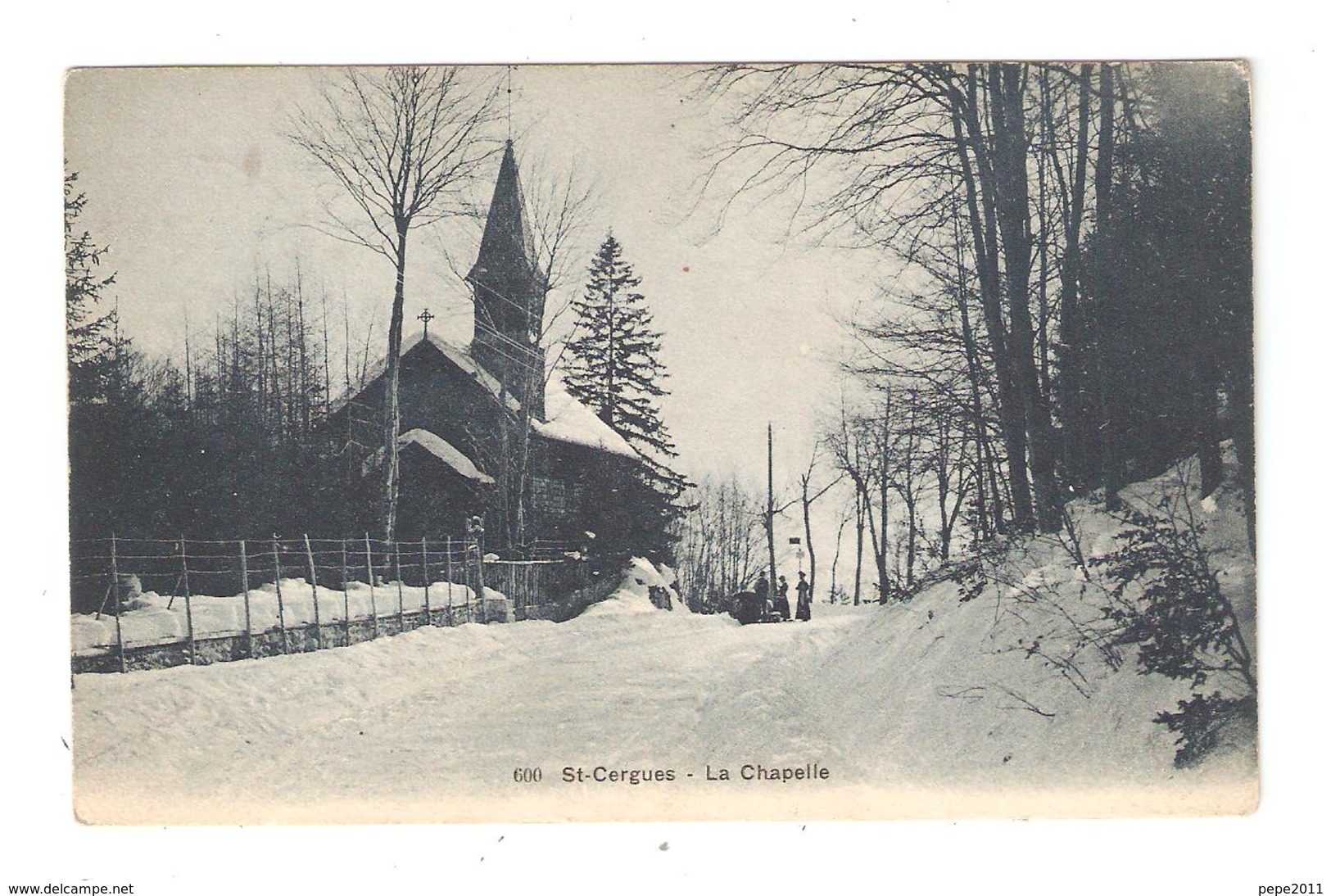 CPA Suisse SAINT CERGUES La Chapelle - Saint-Cergue