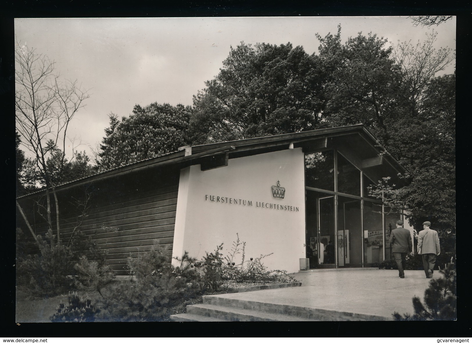 LIEHTENSTEIN -  CPA CARTE PHOTO - EXPOSITION BRUXELLES 1958  - OBERBAYERN - 5 SCANS - Liechtenstein