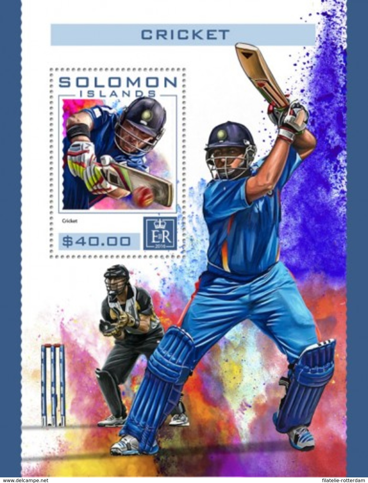 Solomon Eilanden - Postfris / MNH - Sheet Cricket 2016 - Solomoneilanden (1978-...)