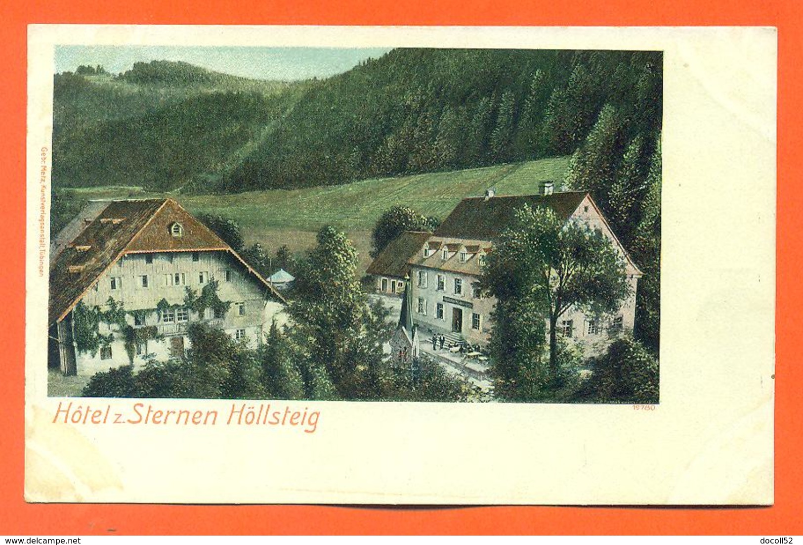 CPA Lithographie Chromo Breitnau " Hotel Sternen Hollsteig " Carte Precurseur - LJCP 25 - Bretten