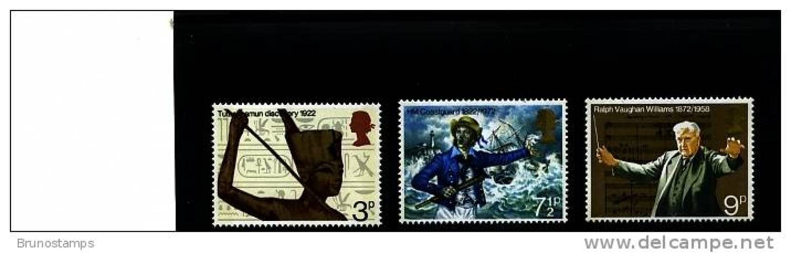 GREAT BRITAIN - 1972 ANNIVERSARIES   SET MINT NH - Non Classificati