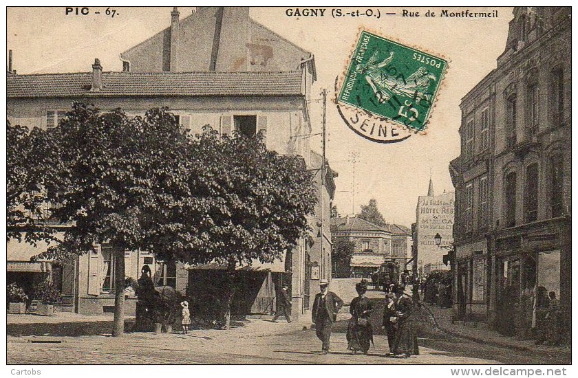 93 GAGNY  Rue De Montfermeil - Gagny