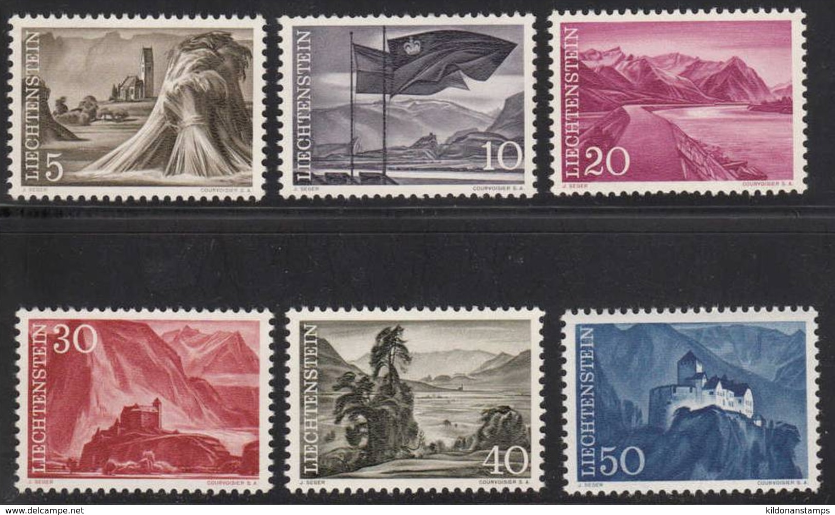 Liechtenstein 1959-64 Full Set, Mint No Hinge, Sc# 336-349 - Neufs