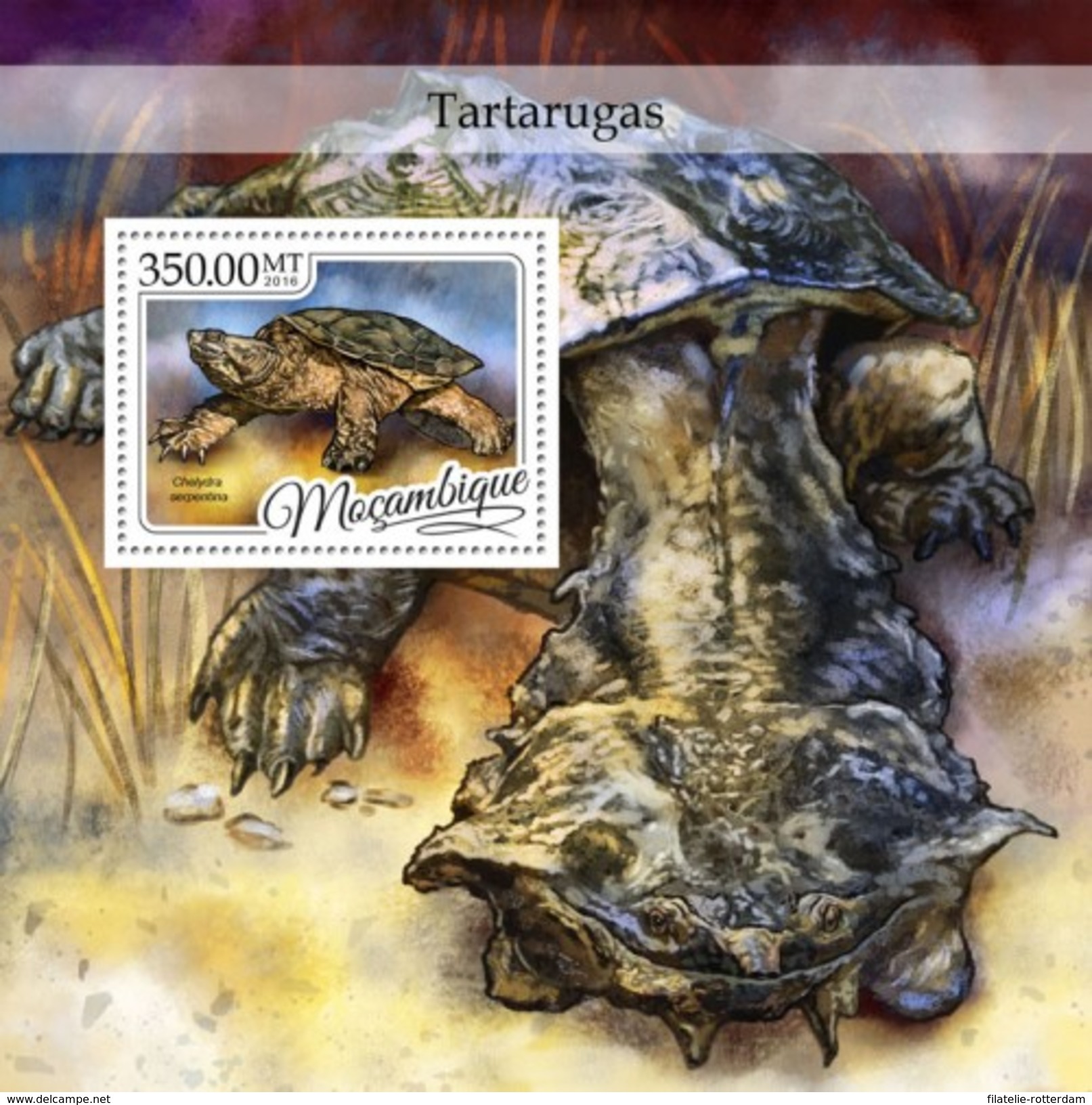 Mozambique - Postfris / MNH - Sheet Schildpadden 2016 - Mozambique