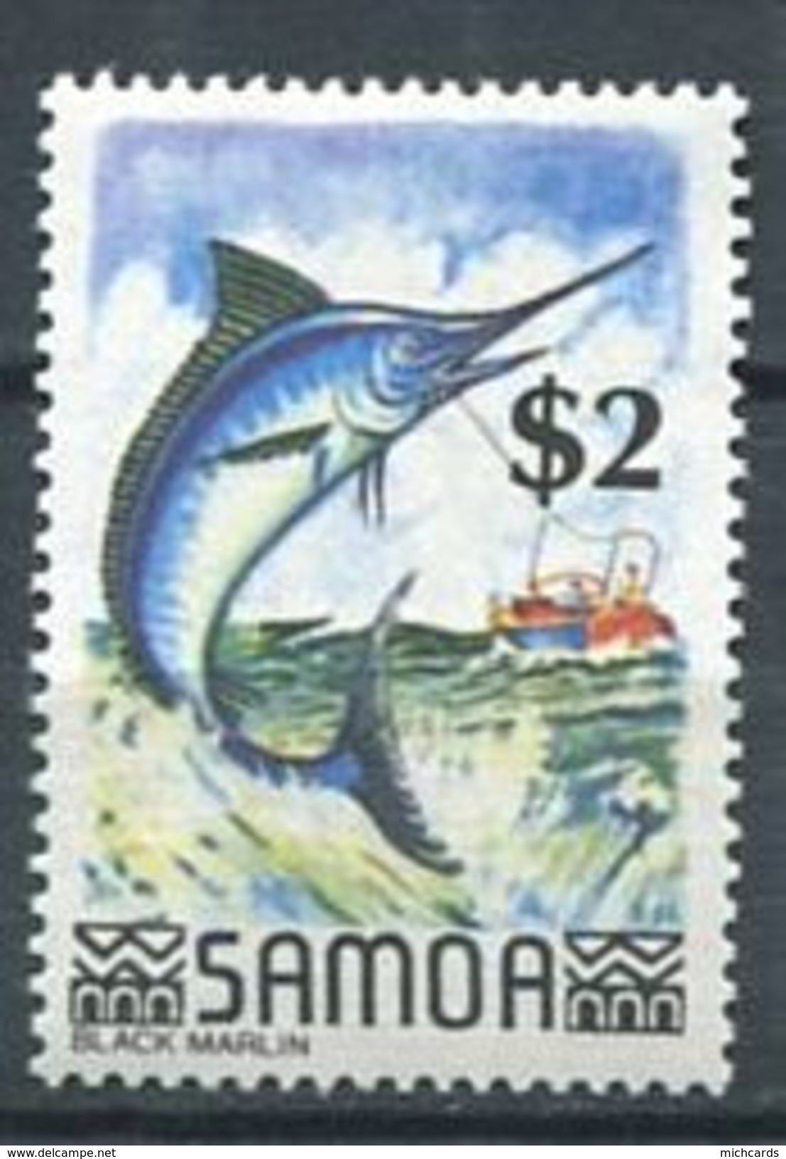 190 SAMOA 1981 - Yvert Du BF 25 - Poisson Espadon - Neuf ** (MNH) Sans Trace De Charnière - Samoa
