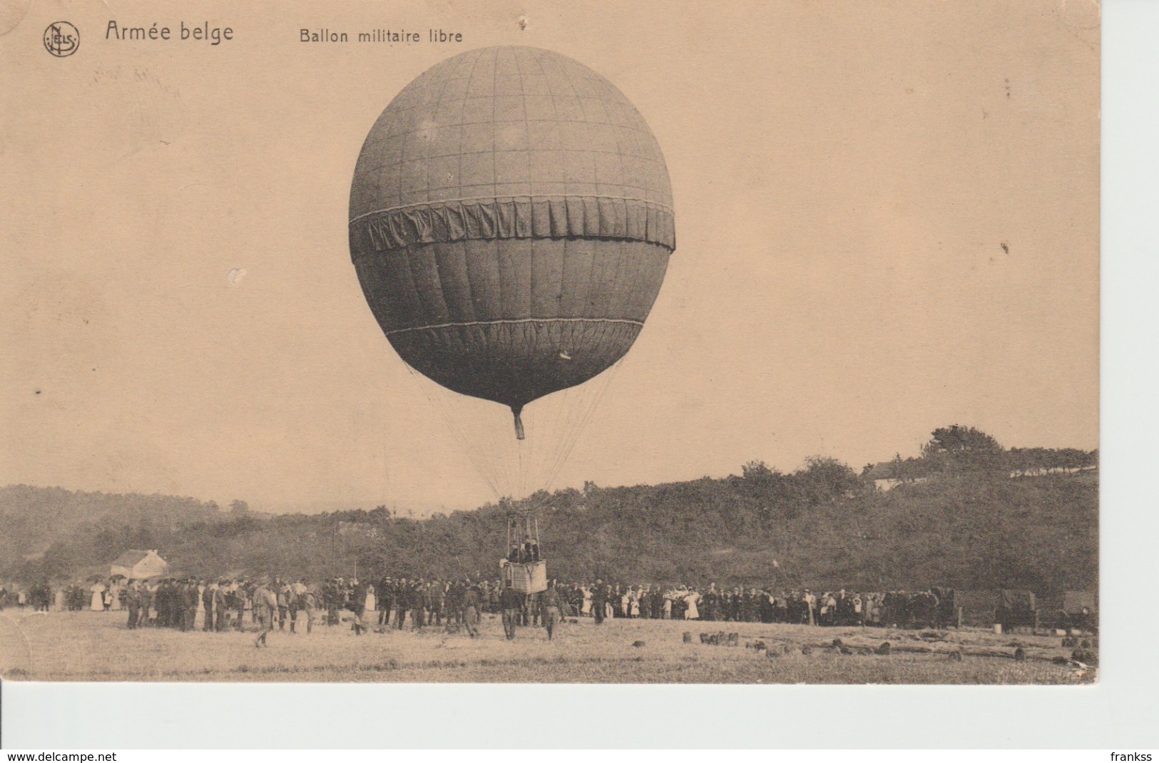 Armee Belge Balon Militaire - Montgolfières