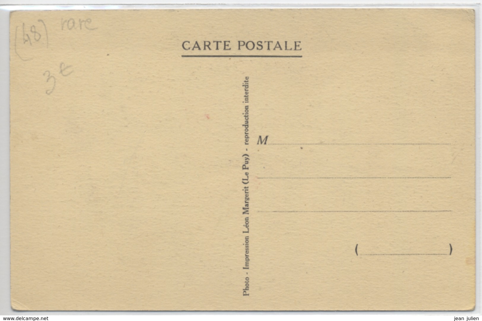 48  -  AUMONT     -  Paysage Sur Le Quartier De L'Eglise  - Plan Assez Rare - Aumont Aubrac