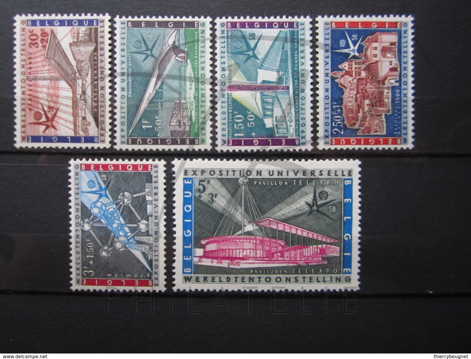 BEAUX TIMBRES DE BELGIQUE N° 1047 - 1052 , XX !!! - Neufs