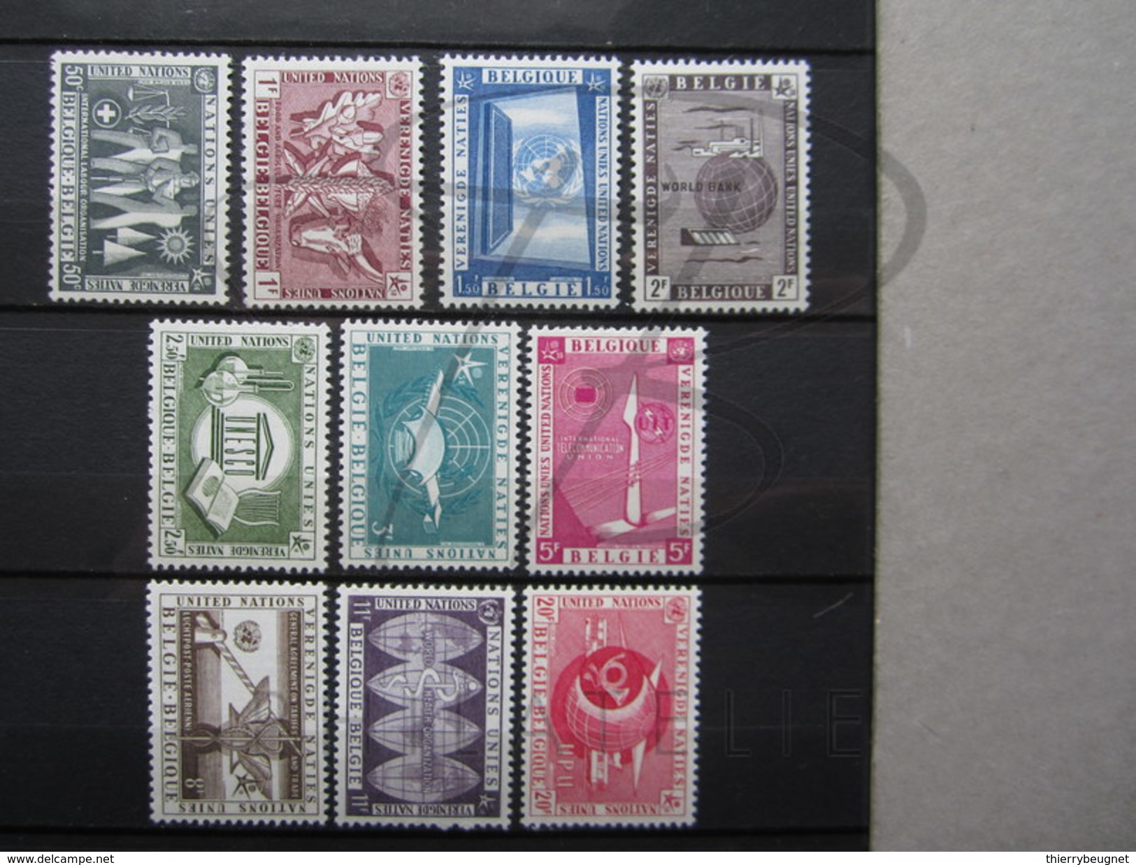 BEAUX TIMBRES DE BELGIQUE N° 1053 - 1062 , XX !!! - Neufs