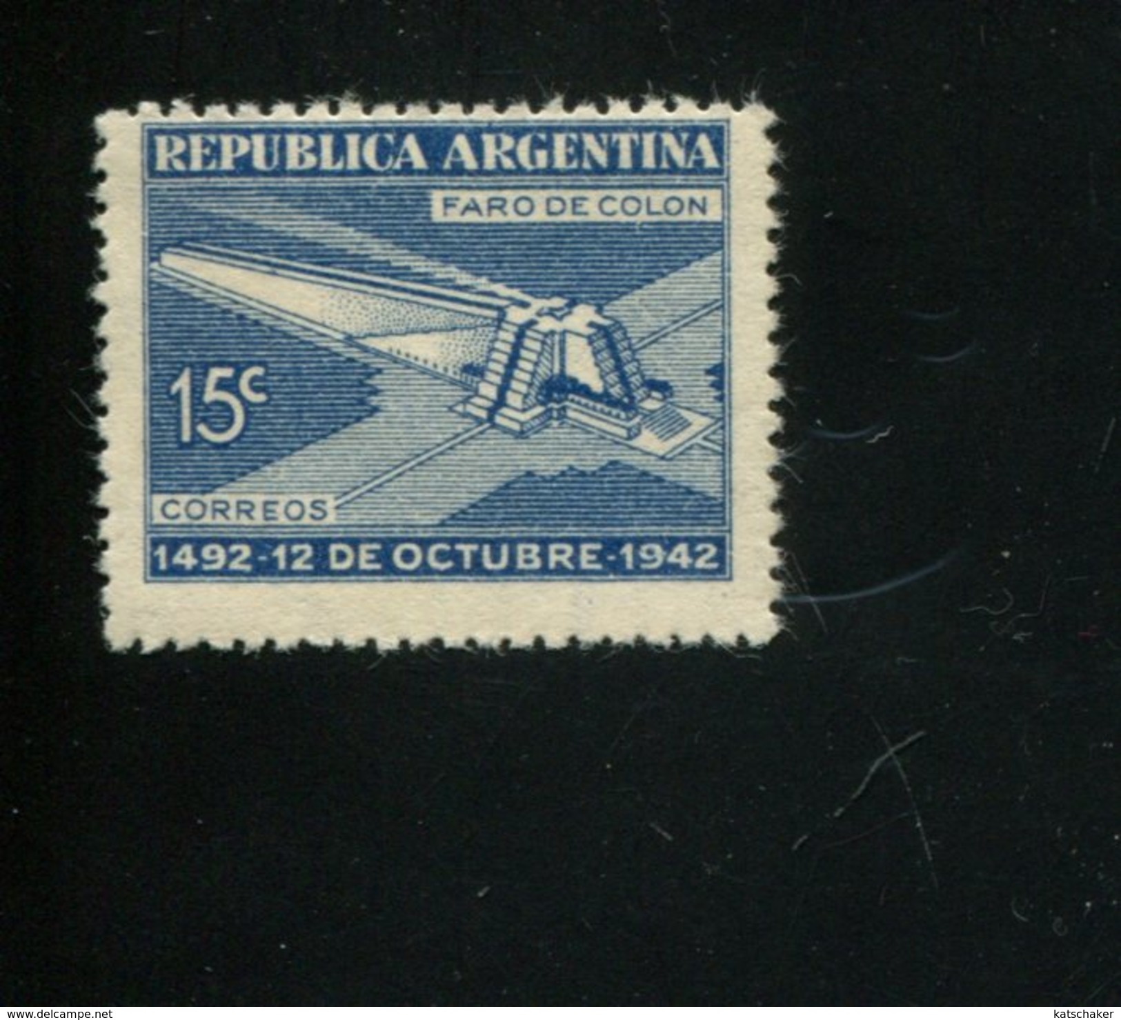 426552958 ARGENTINIE DB 1942 POSTFRIS MINTNEVER HINGED POSTFRIS NEUF YVERT 421 - Neufs