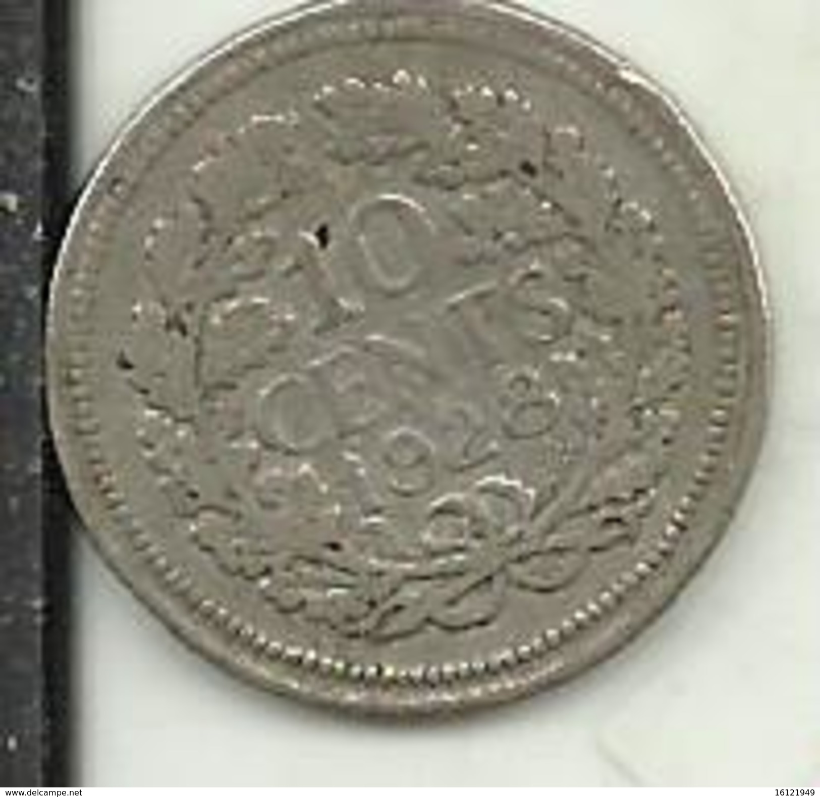 V56 - 10 CENT. 1928 - Monedas Comerciales