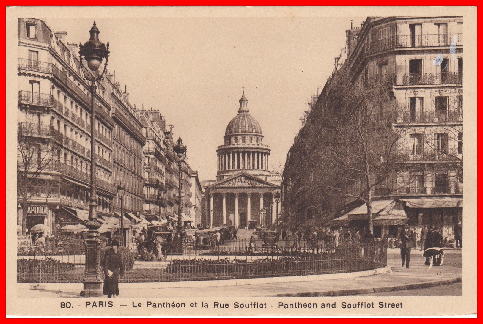 PARIS - Le Panthéon Et La Rue Soufflot - Pantheon