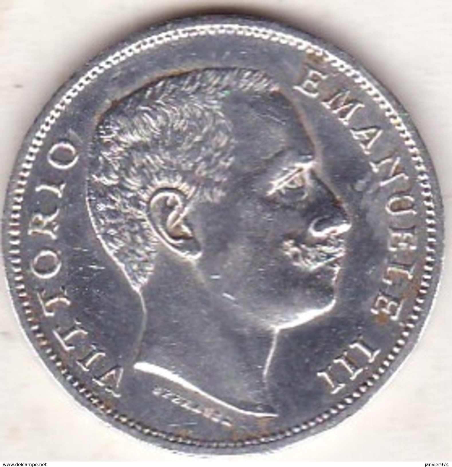 Regno D'Italia ,1 Lira 1901 R Aquila Sabauda , Vittorio Emanuele III. Argent/ Silver - 1900-1946 : Victor Emmanuel III & Umberto II