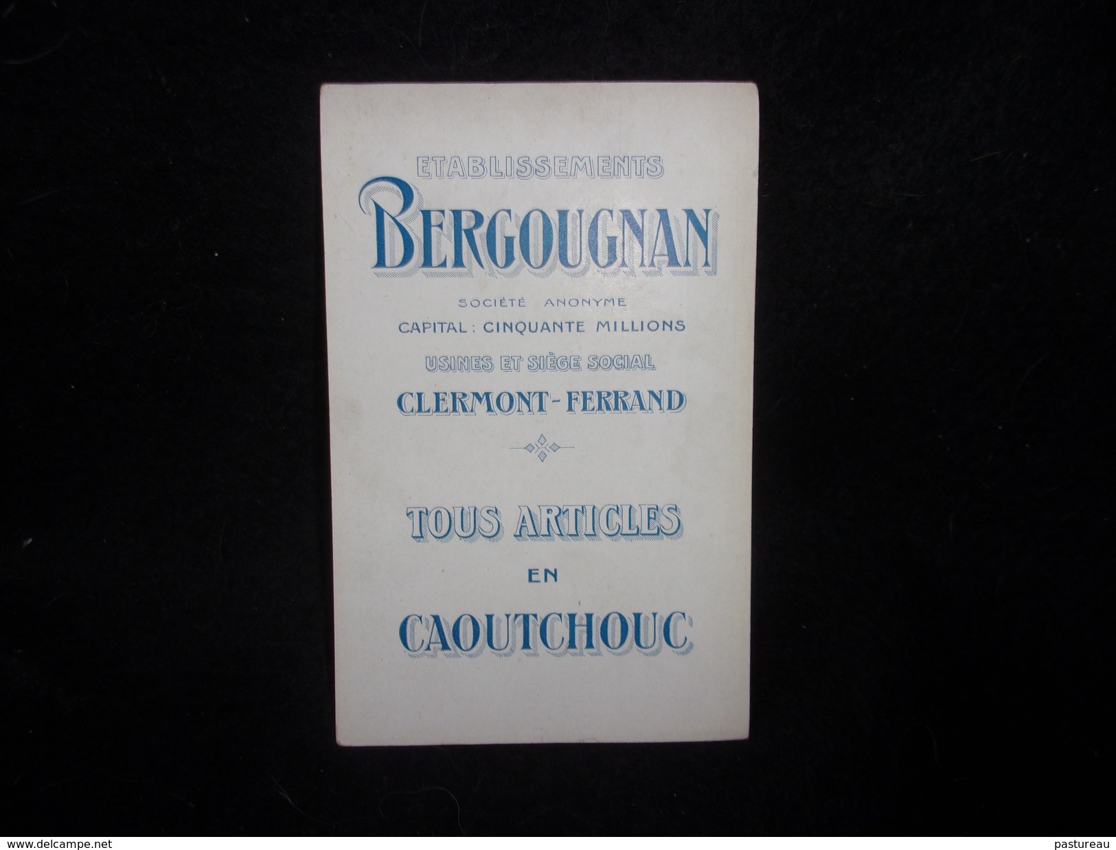 Clermont - Ferrand.  Etablissements Bergougnan. Chromo 9 X 14. Fables.Le Loup , La Chèvre Et Le Chevreau. - Other & Unclassified