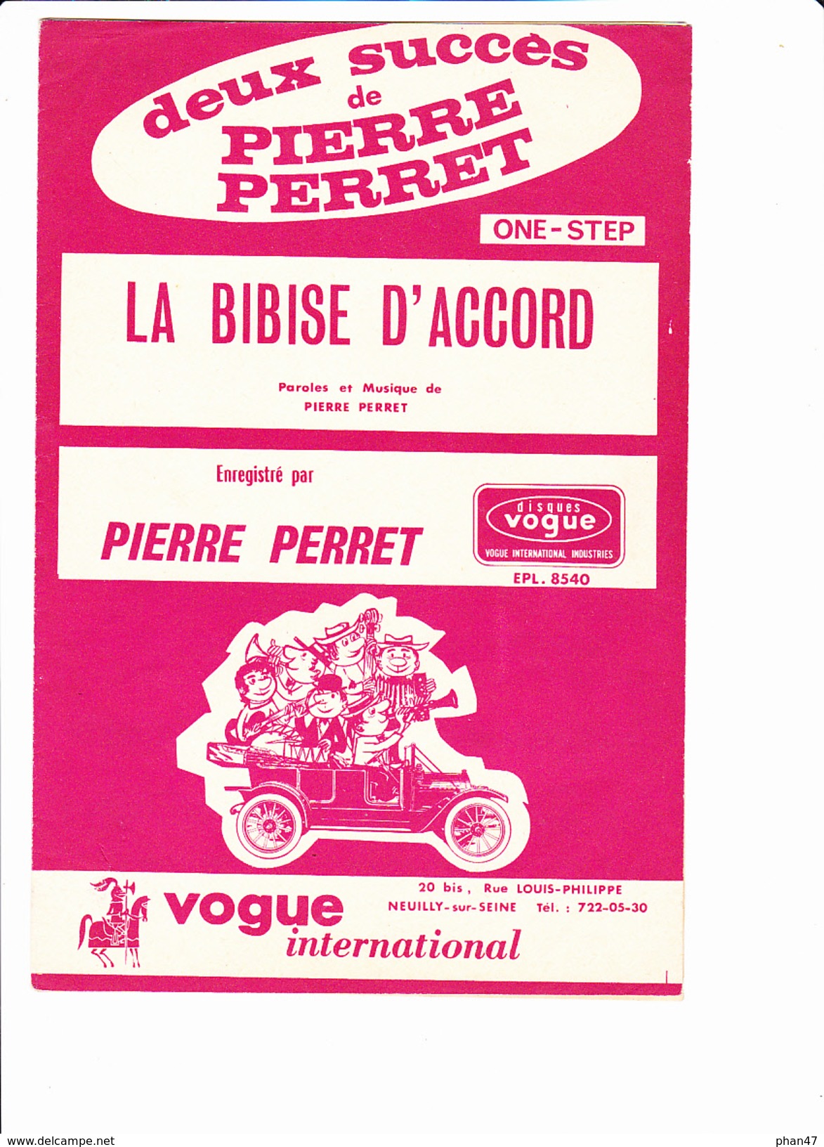 Partition: Pierre PERRET, La Bibise D'accord, Quand Je Suis Malheureux, Avec Paroles - Autres & Non Classés