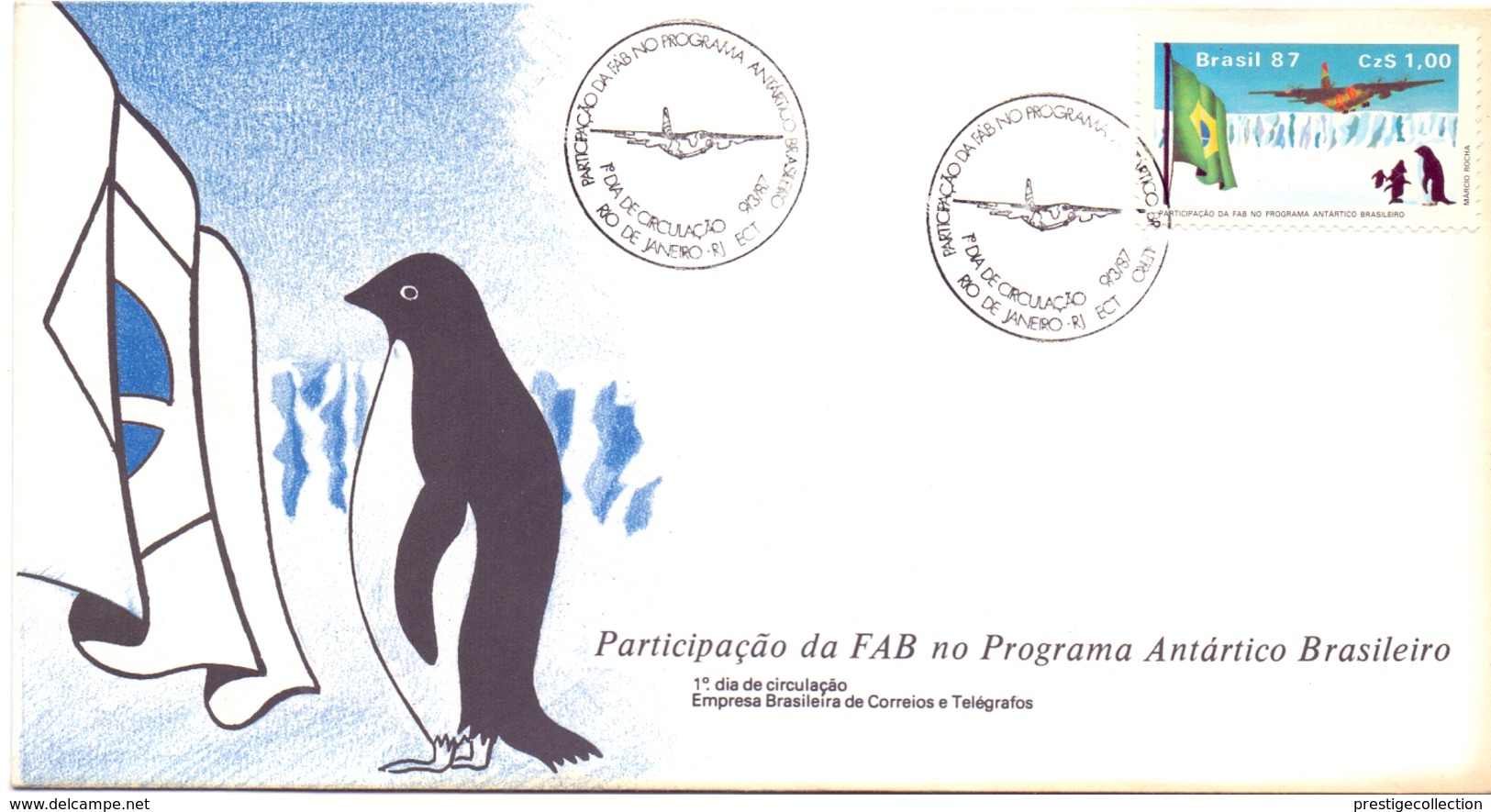 BRASIL  PROGRAMA ANTARTICO FAB   FDC (GEN170160) - Missioni