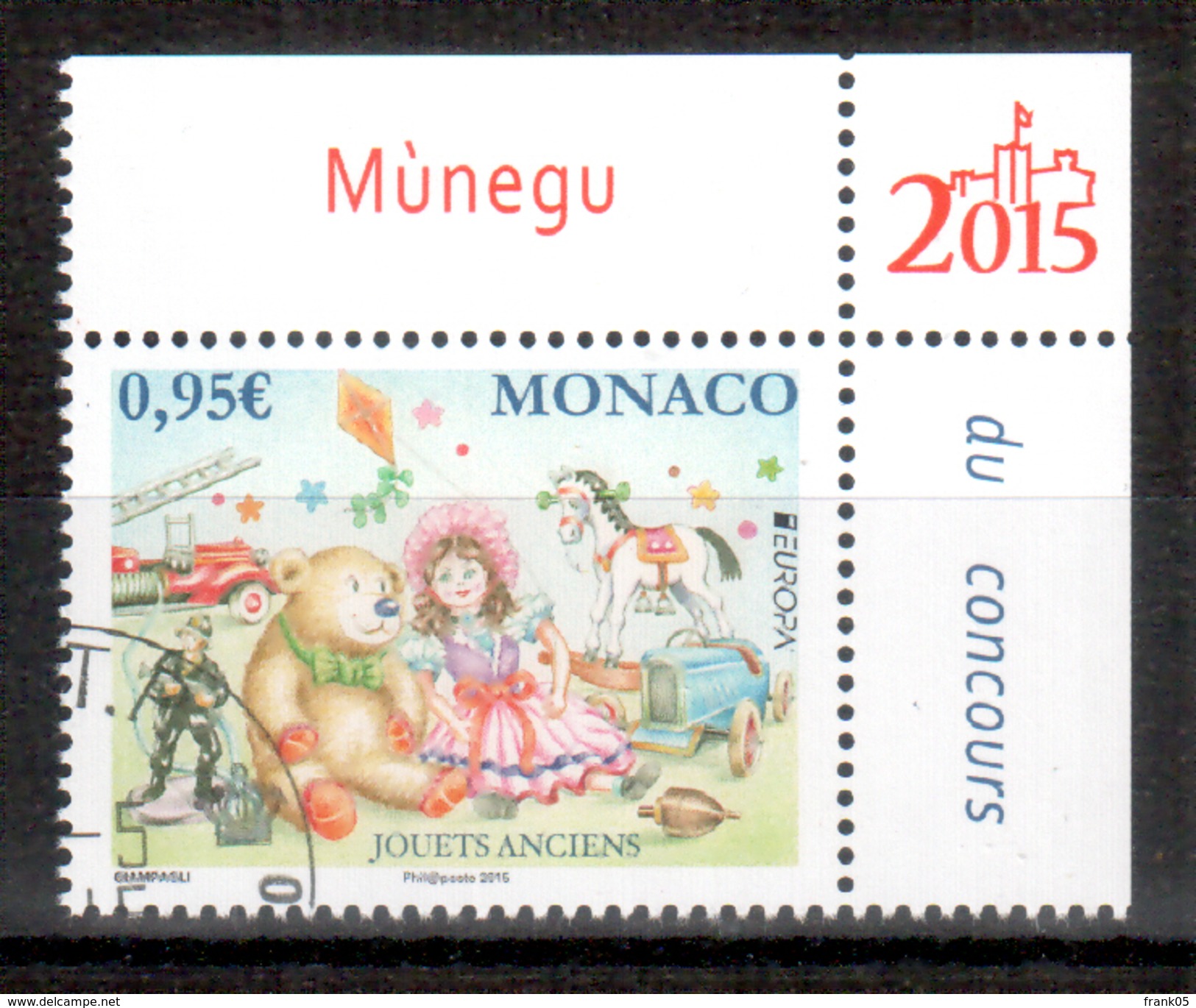 Monaco 2015 EUROPA Gestempelt/used - 2015