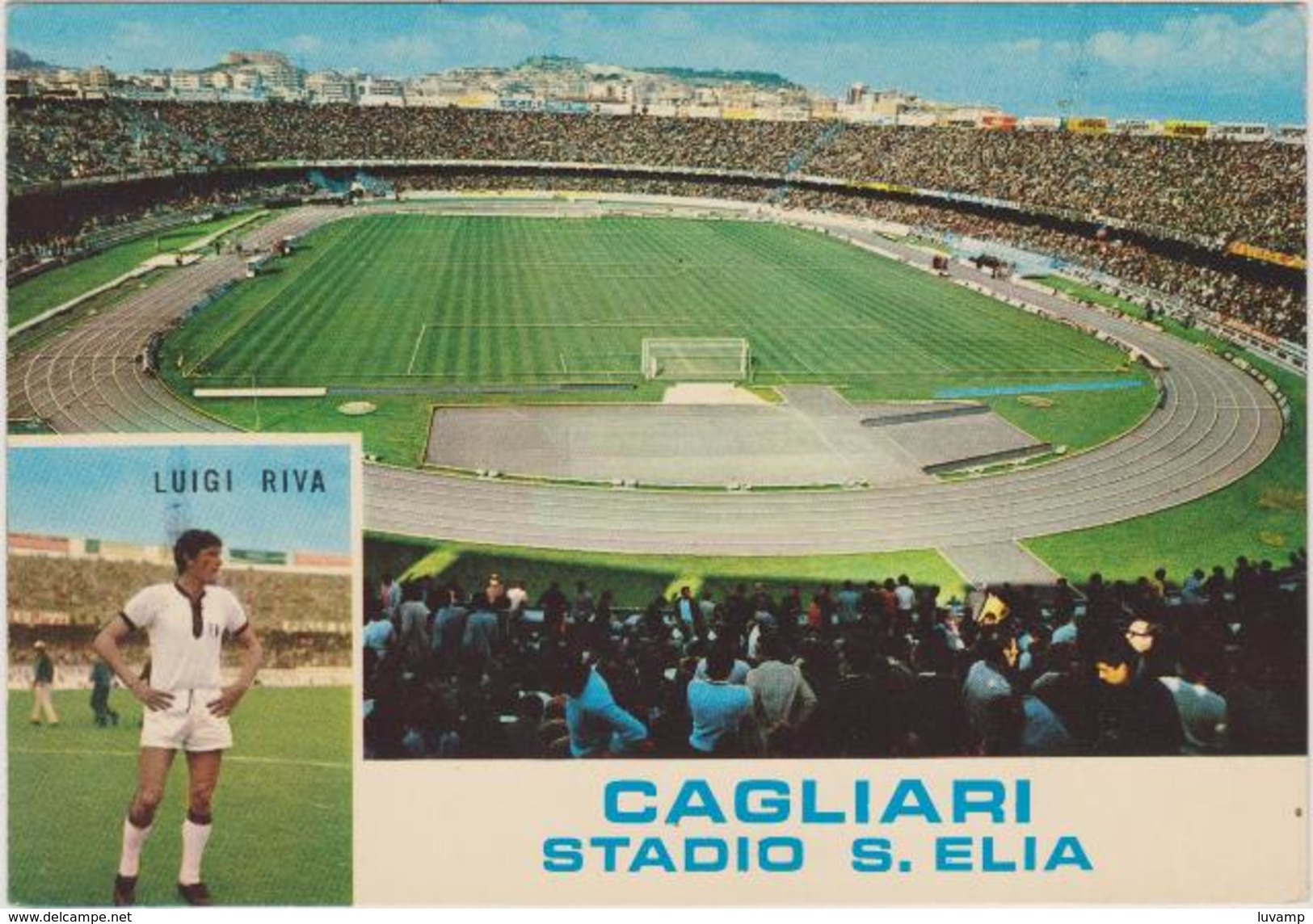 STADIO  SAN ELIA (  CAGLIARI) -F/G  COLORE  (271014) - Calcio