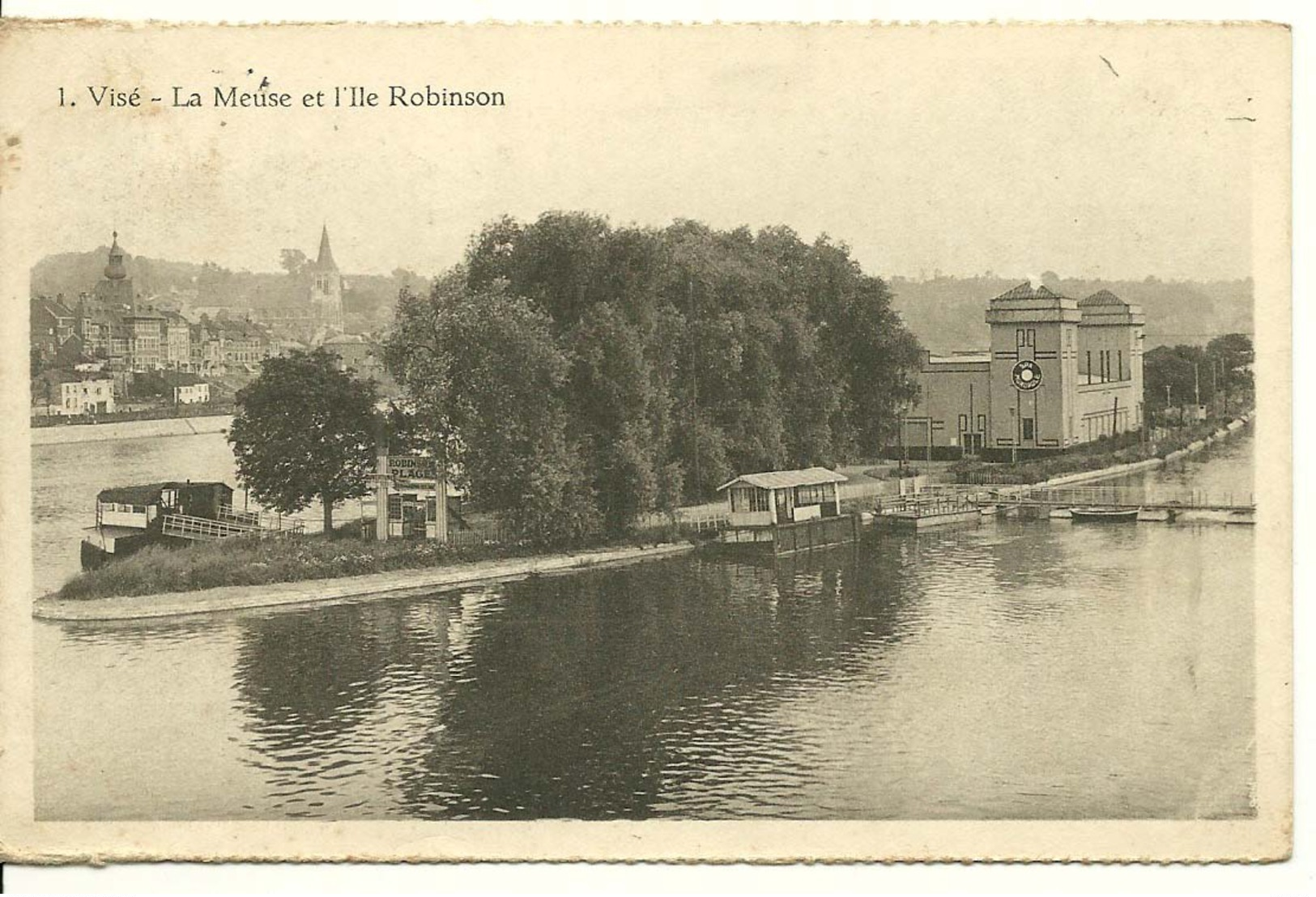 Visé La Meuse Et L'ile Robinson - Visé