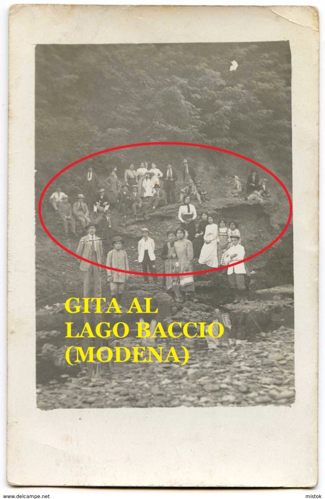 GITA Al LAGO BACCIO (Pievepelago - Modena) Cartolina Fotografica (Frignano) - Modena